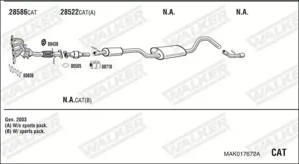 WALKER MAK017672A