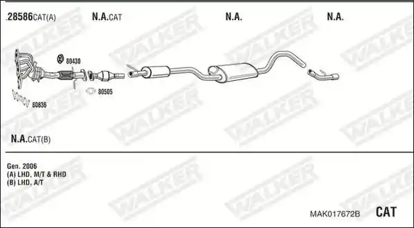 WALKER MAK017672B
