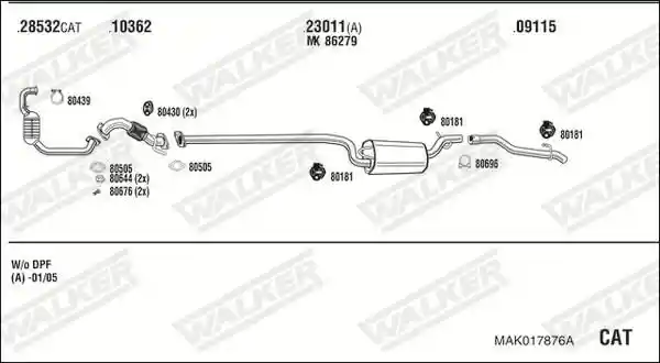 WALKER MAK017876A