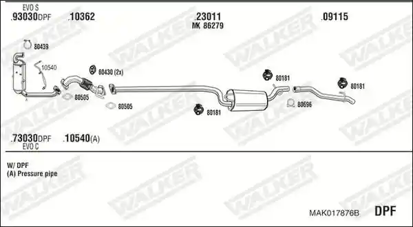 WALKER MAK017876B
