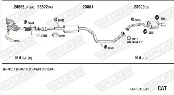 WALKER MAK018541
