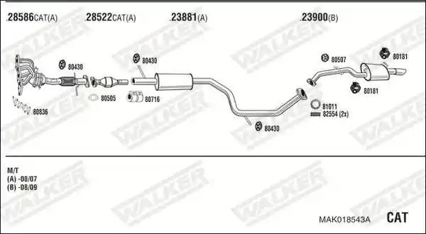 WALKER MAK018543A