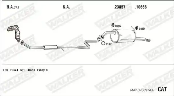WALKER MAK023397AA
