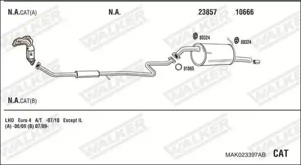 WALKER MAK023397AB