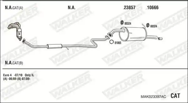 WALKER MAK023397AC