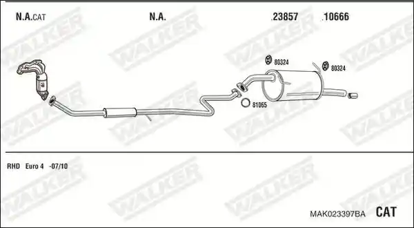 WALKER MAK023397BA