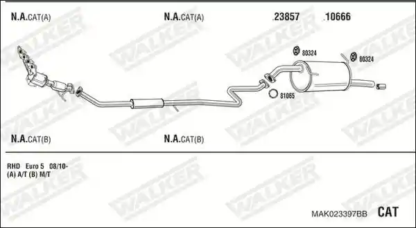 WALKER MAK023397BB