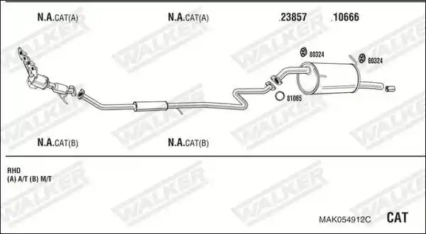 WALKER MAK054912C