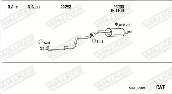 WALKER MAT09909