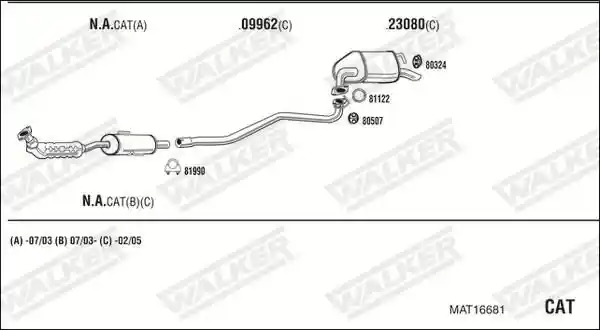 WALKER MAT16681 WALKER MAT16681