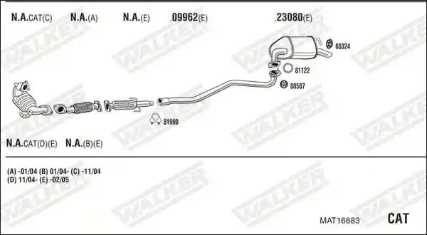 WALKER MAT16683