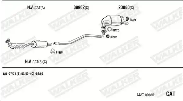 WALKER MAT16685