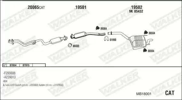 WALKER MB18001