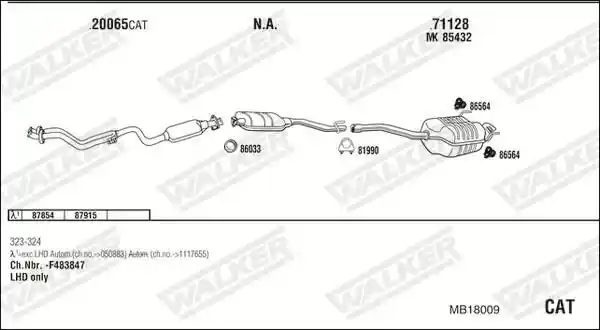 WALKER MB18009