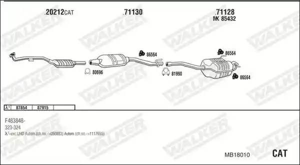 WALKER MB18010