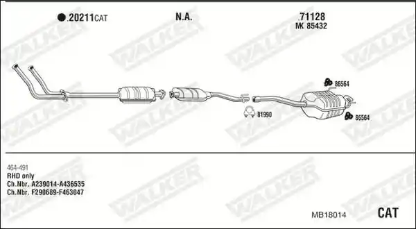 WALKER MB18014
