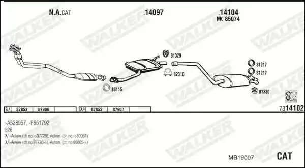 WALKER MB19007