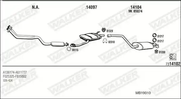 WALKER MB19010