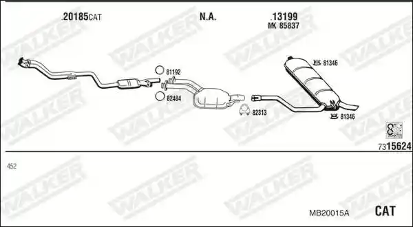 WALKER MB20015A