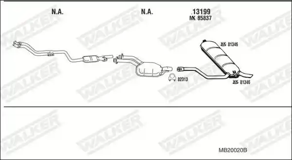 WALKER MB20020B