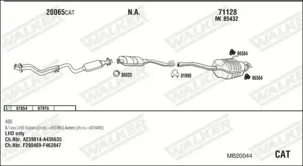 WALKER MB20044