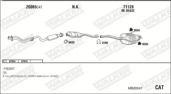 WALKER MB20047