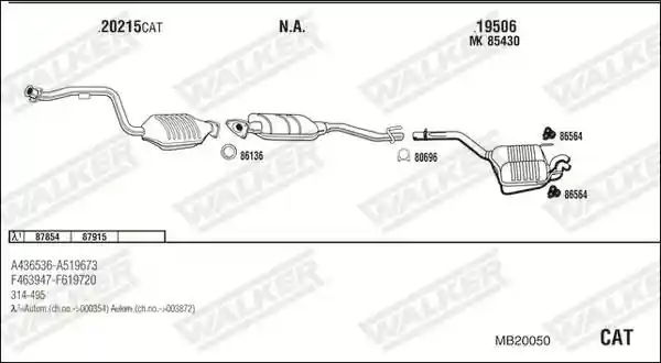 WALKER MB20050