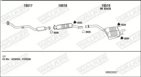 WALKER MB22007