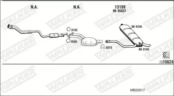 WALKER MB22017