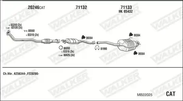 WALKER MB22025