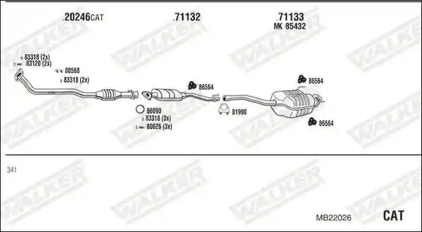 WALKER MB22026