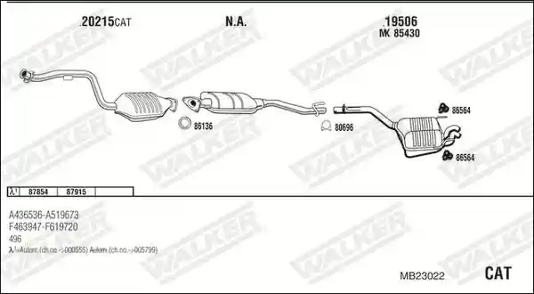 WALKER MB23022