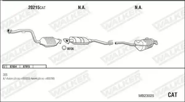WALKER MB23025