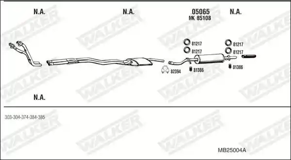 WALKER MB25004A