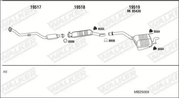 WALKER MB25009