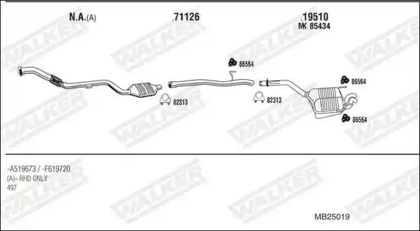 WALKER MB25019