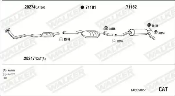 WALKER MB25027
