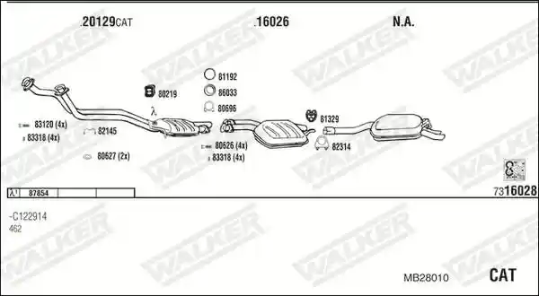 WALKER MB28010