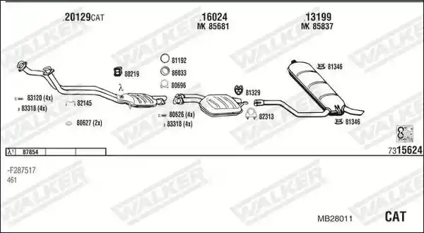 WALKER MB28011