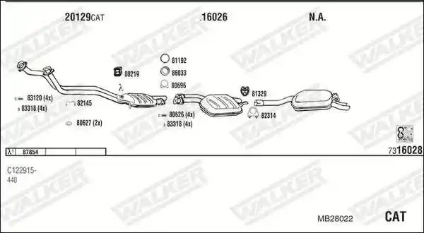 WALKER MB28022