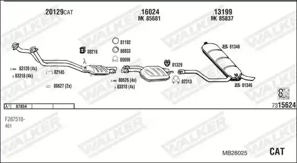 WALKER MB28025