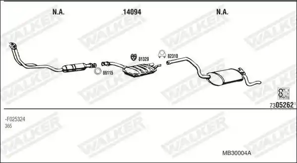WALKER MB30004A