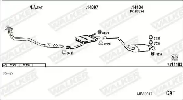 WALKER MB30017