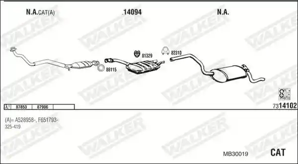 WALKER MB30019