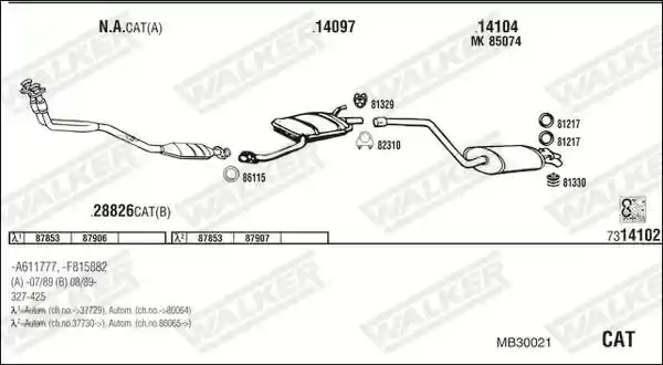 WALKER MB30021