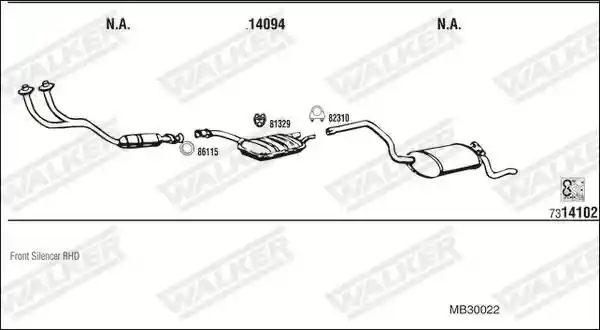 WALKER MB30022