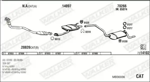 WALKER MB30036