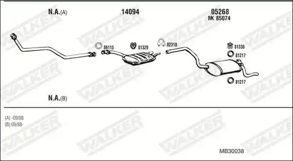 WALKER MB30038