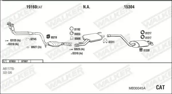 WALKER MB30045A