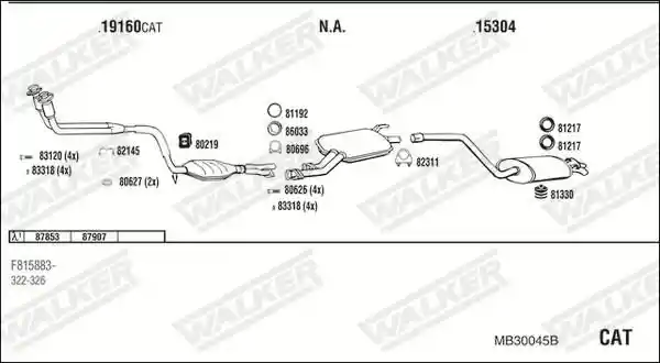 WALKER MB30045B